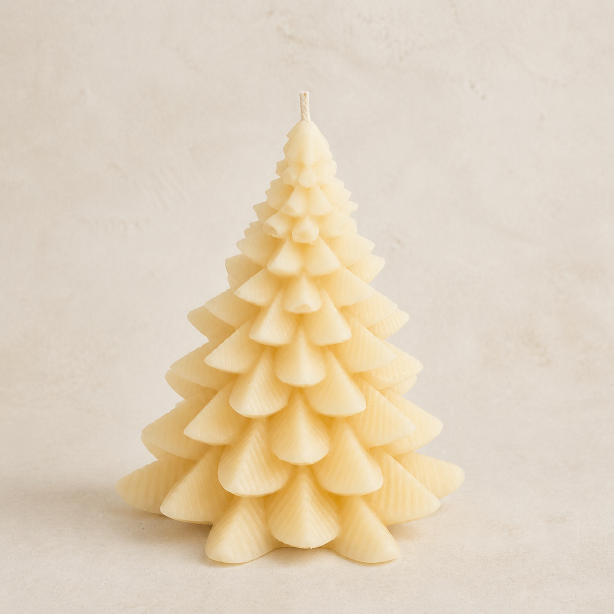 Ivory branch tree candle with petal details